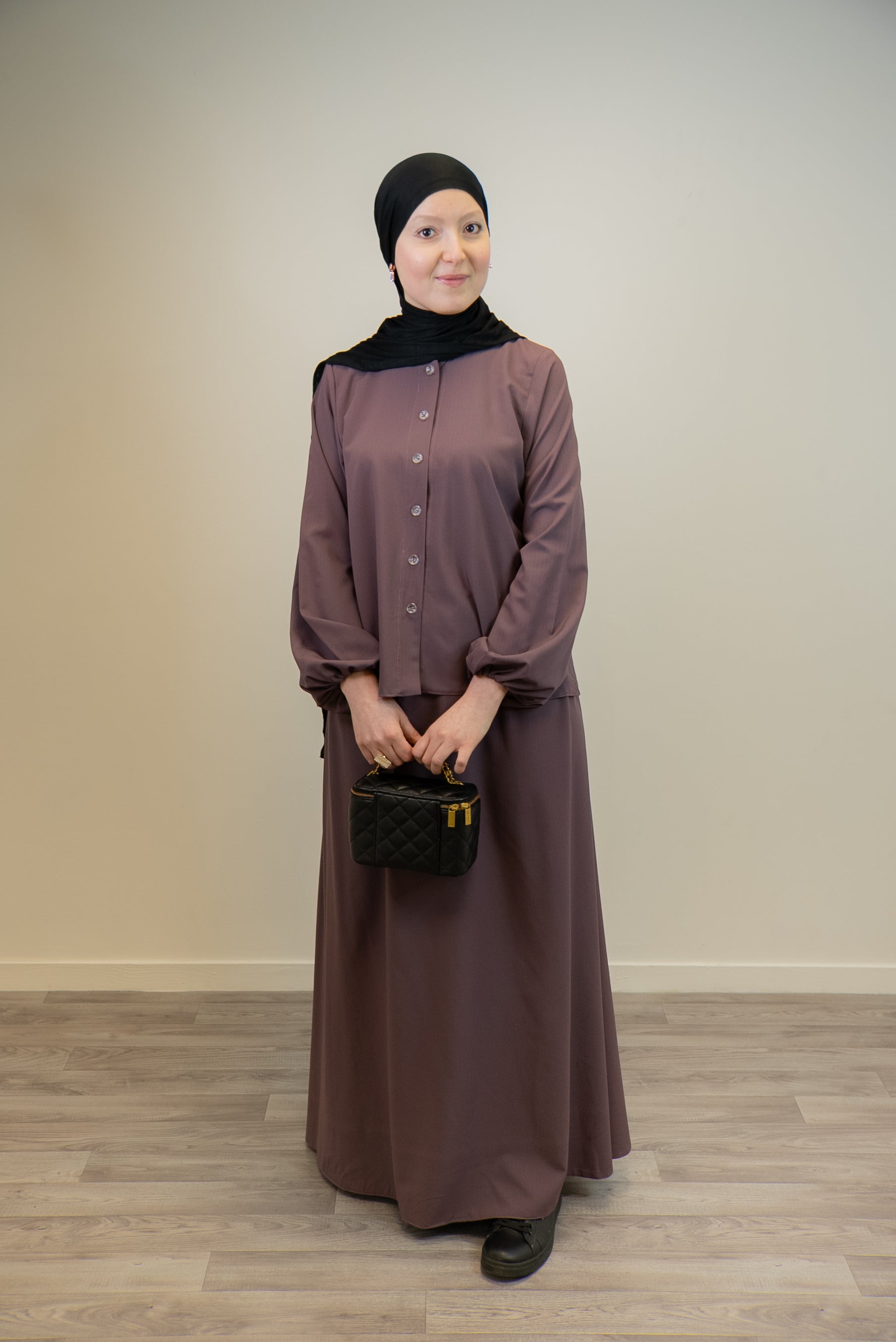 Ensemble ÉLÉNA – Lin Premium prune noble