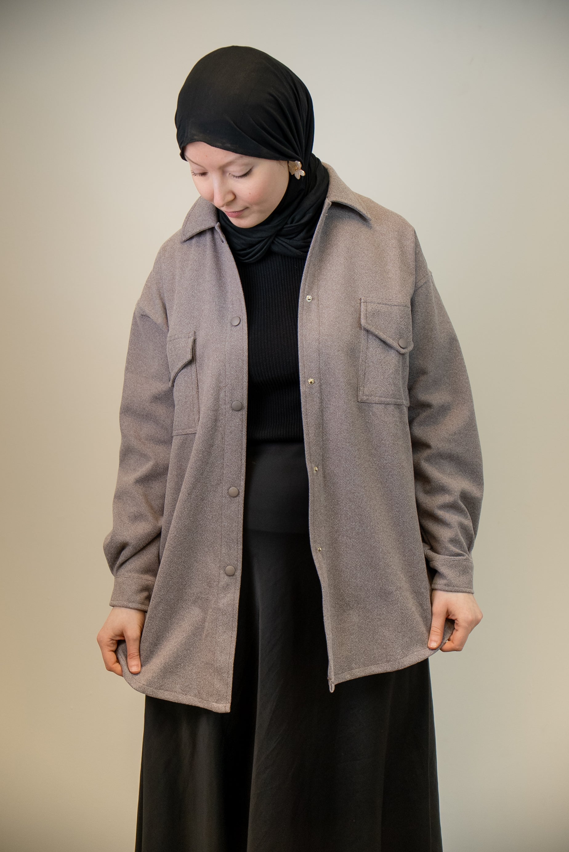 VESTE-CHEMISE JAKETSU Minuit Bleu