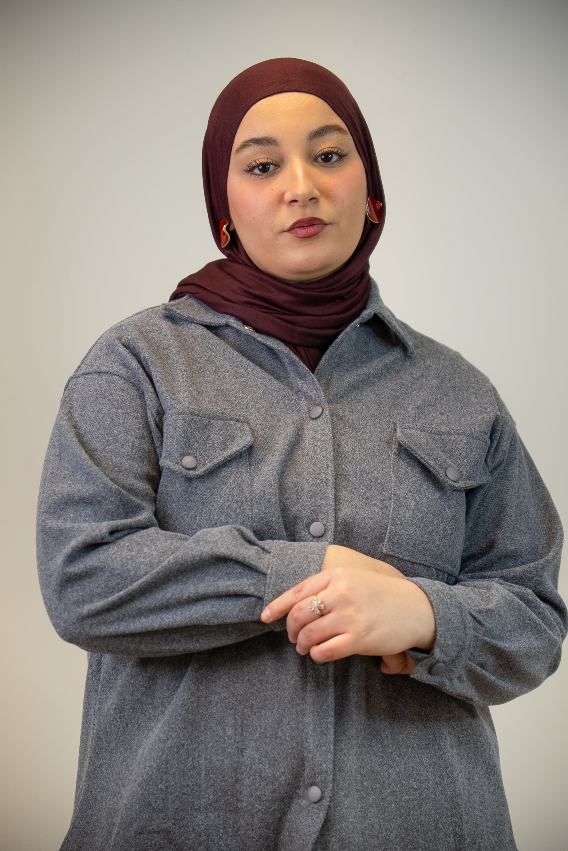 VESTE-CHEMISE JAKETSU Gris