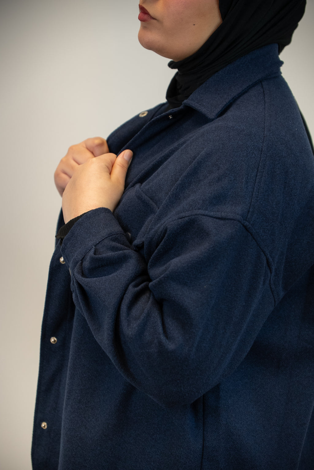 VESTE-CHEMISE JAKETSU Minuit Bleu