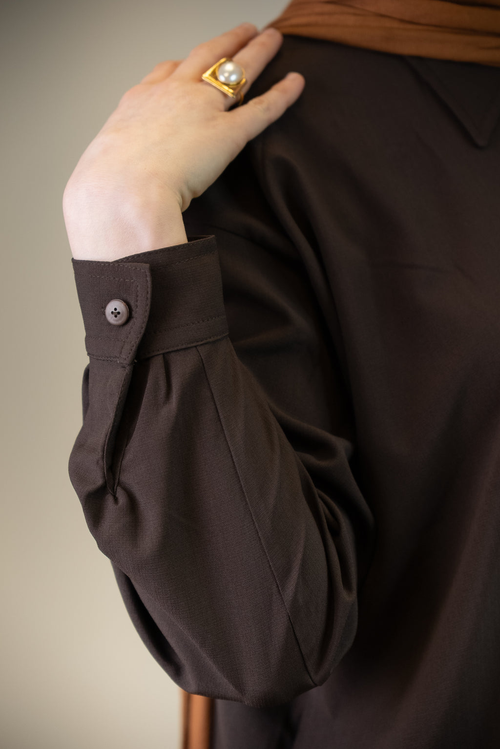 CHEMISE - ALMA Brown