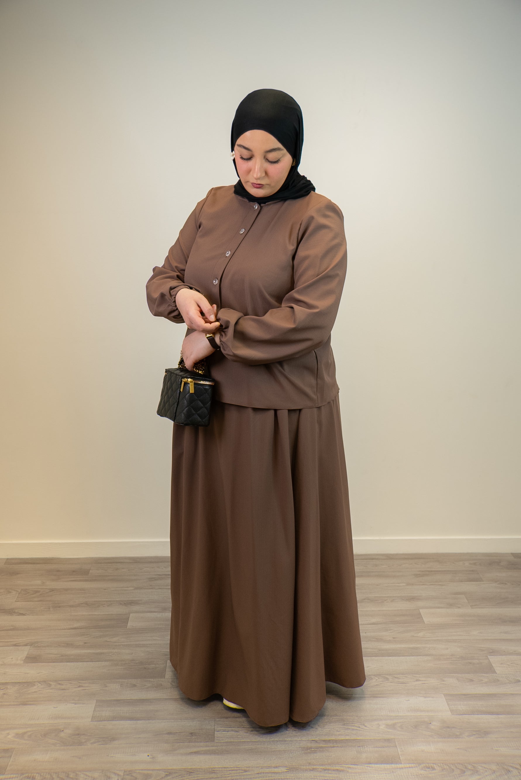 Ensemble ÉLÉNA – Lin Premium Brown